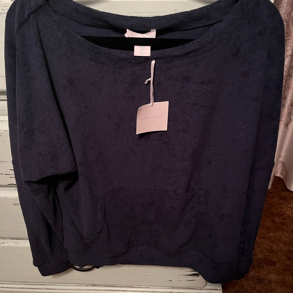 Cynthia Rowley Women's Navy Sweater